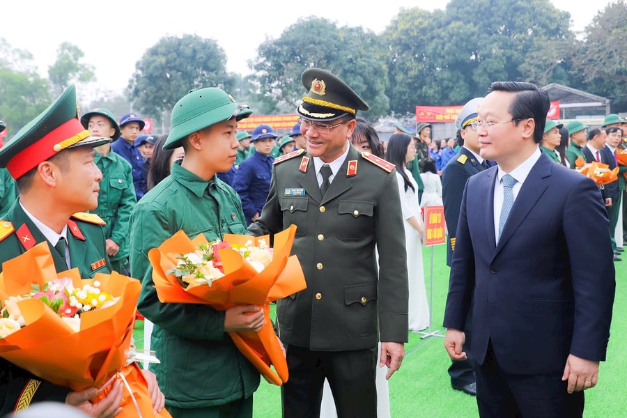 Những hình ảnh đẹp tại Lễ giao, nhận quân năm 2025 ở tỉnh Nghệ An