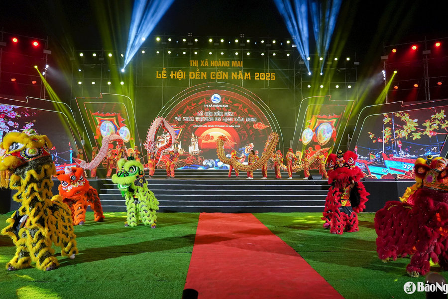 Đặc sắc chương trình nghệ thuật khai mạc Lễ hội Đền Cờn và khai trương du lịch Hoàng Mai 2025