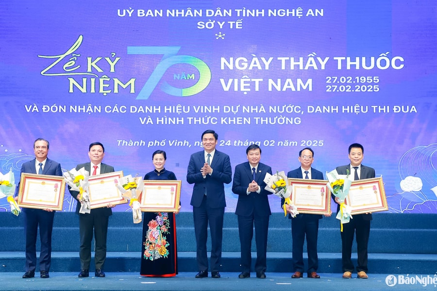 Nghệ An trọng thể kỷ niệm 70 năm ngày Thầy thuốc Việt Nam
