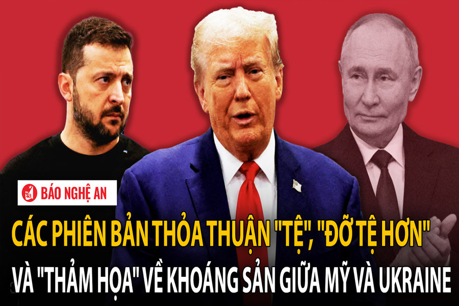 Các phiên bản thỏa thuận 'tệ', 'đỡ tệ hơn' và 'thảm họa' về khoáng sản giữa Mỹ và Ukraine
