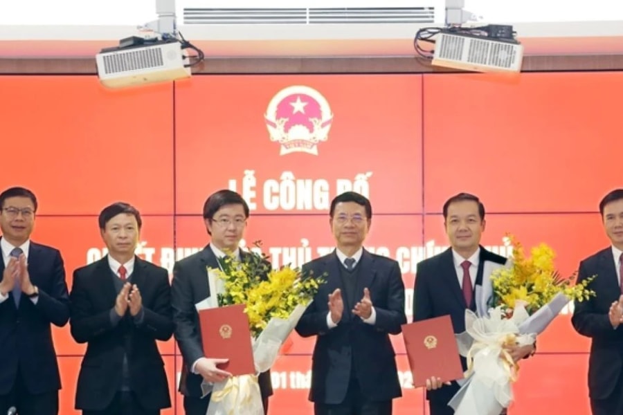 Trao quyết định bổ nhiệm 2 Thứ trưởng Bộ Khoa học và Công nghệ