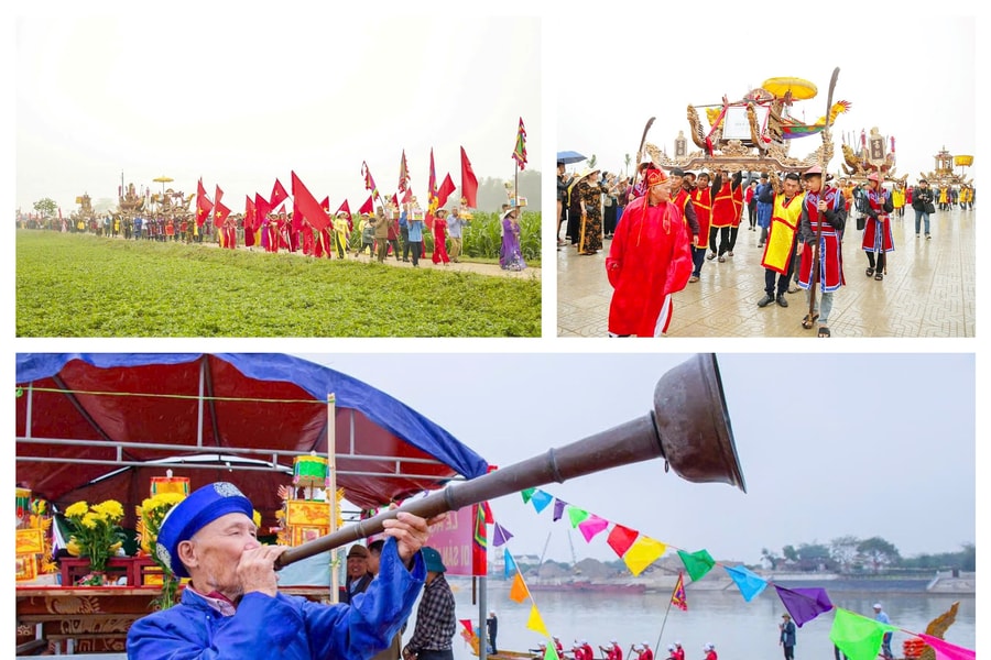 Trải nghiệm văn hóa sông nước tại Lễ hội Đền Thanh Liệt