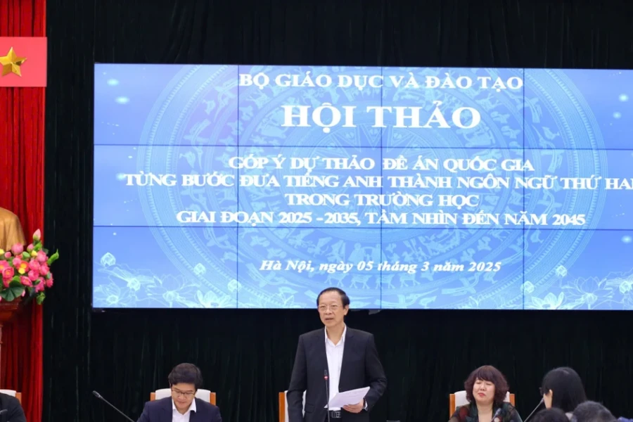 Rõ lộ trình, giải pháp đưa tiếng Anh thành ngôn ngữ thứ hai trong trường học