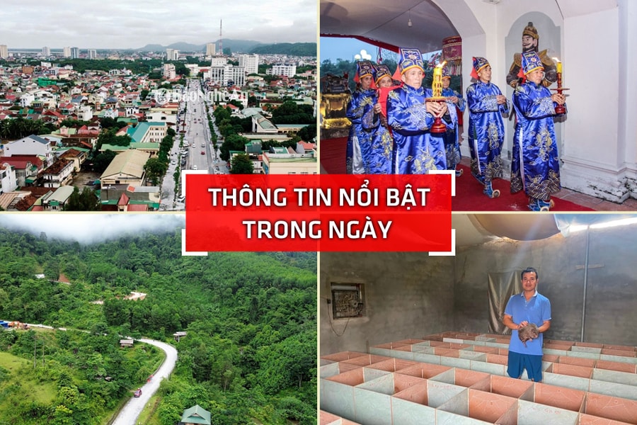 Nghệ An: Thông tin nổi bật ngày 9/3