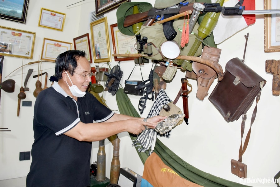 Kỷ vật chiến trường vô giá của những cựu binh Nghệ An