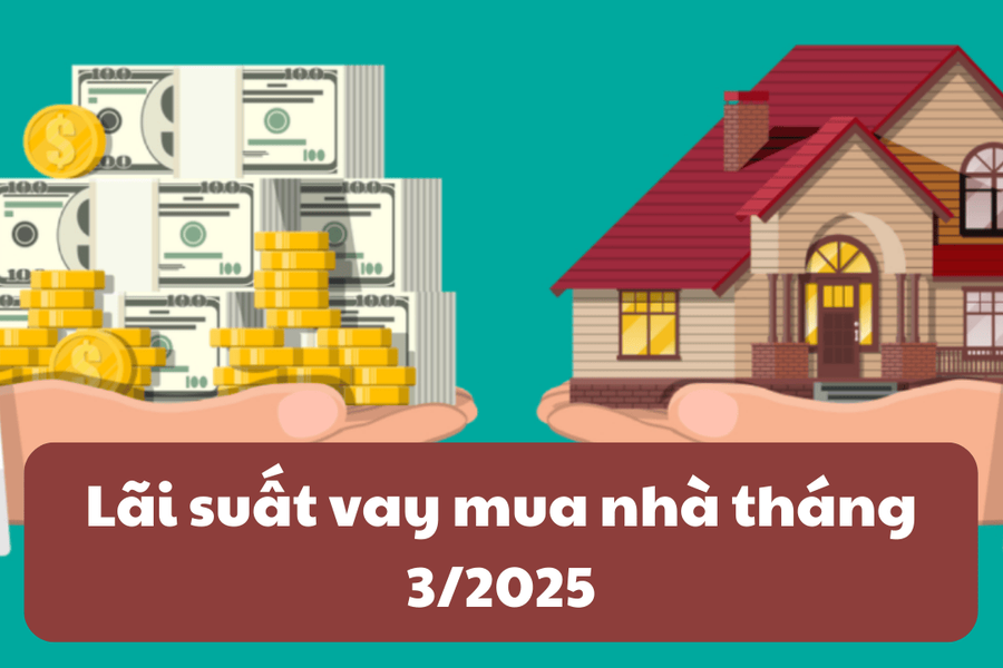 Lãi suất vay mua nhà ngân hàng tháng 3/2025