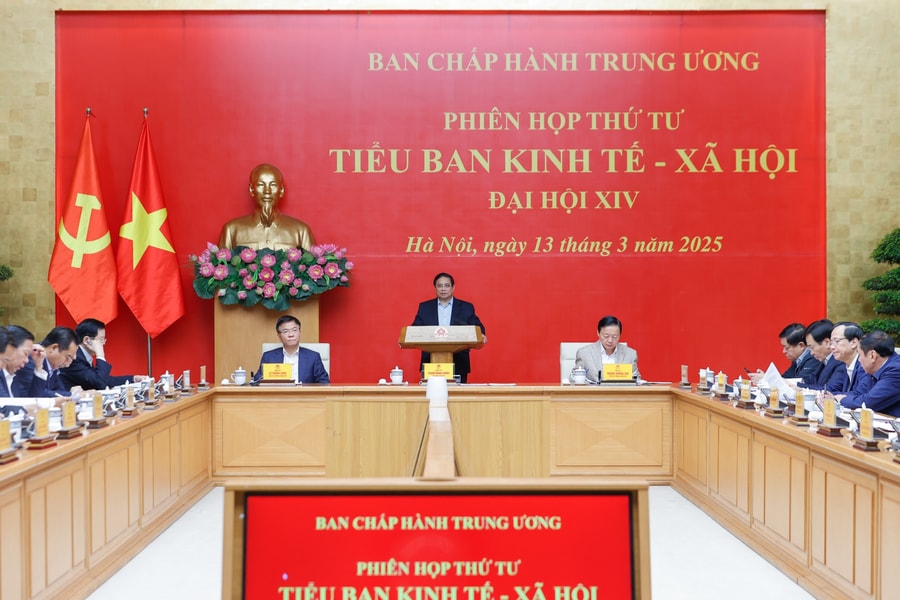 Tiểu ban Kinh tế - Xã hội Đại hội XIV của Đảng họp phiên thứ tư