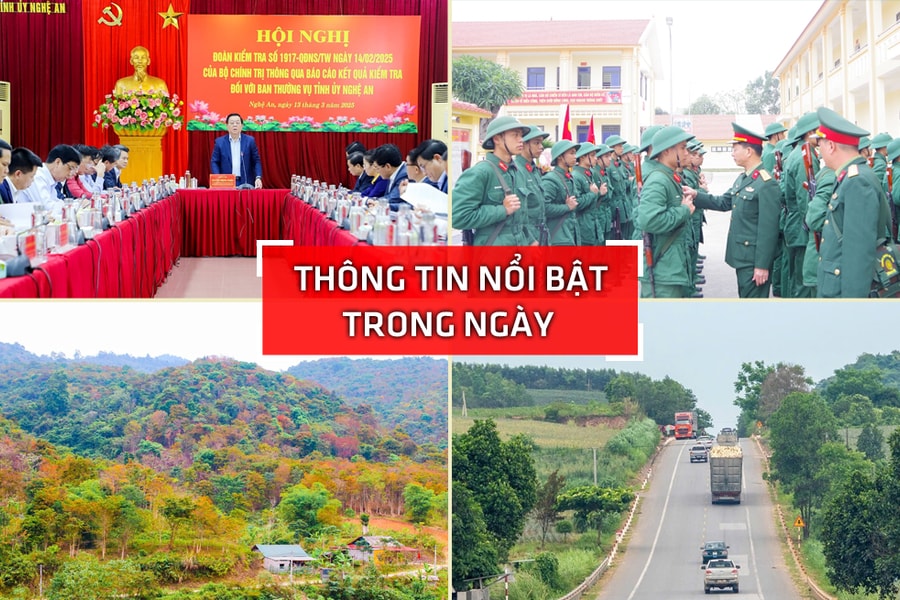Nghệ An: Thông tin nổi bật ngày 13/3