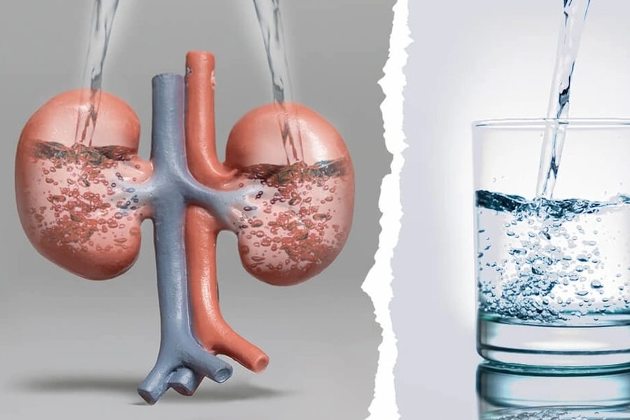 Chỉ uống nước có đủ để làm sạch thận?