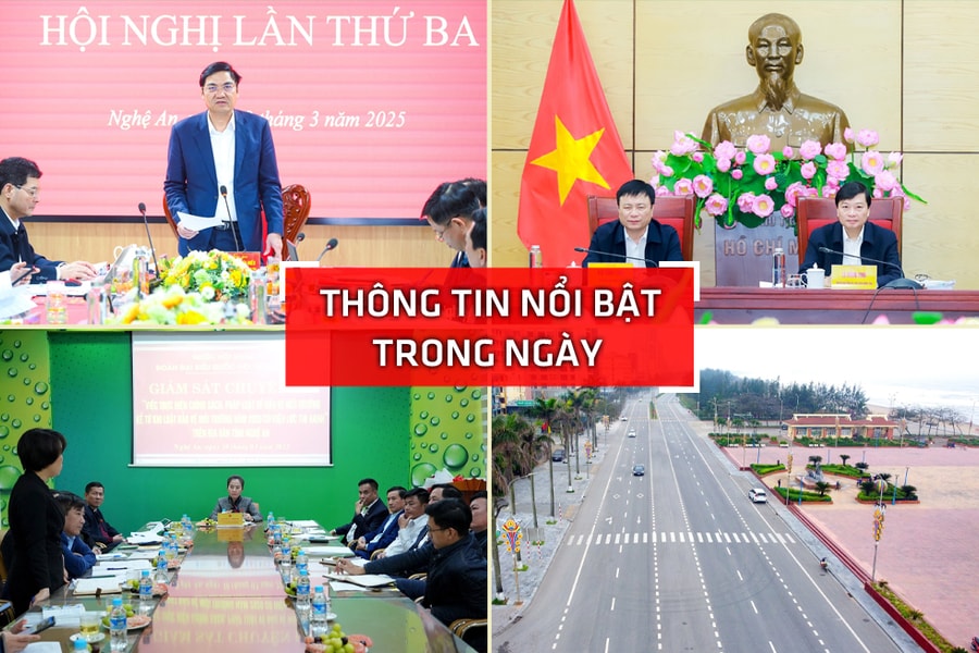 Nghệ An: Thông tin nổi bật ngày 18/3