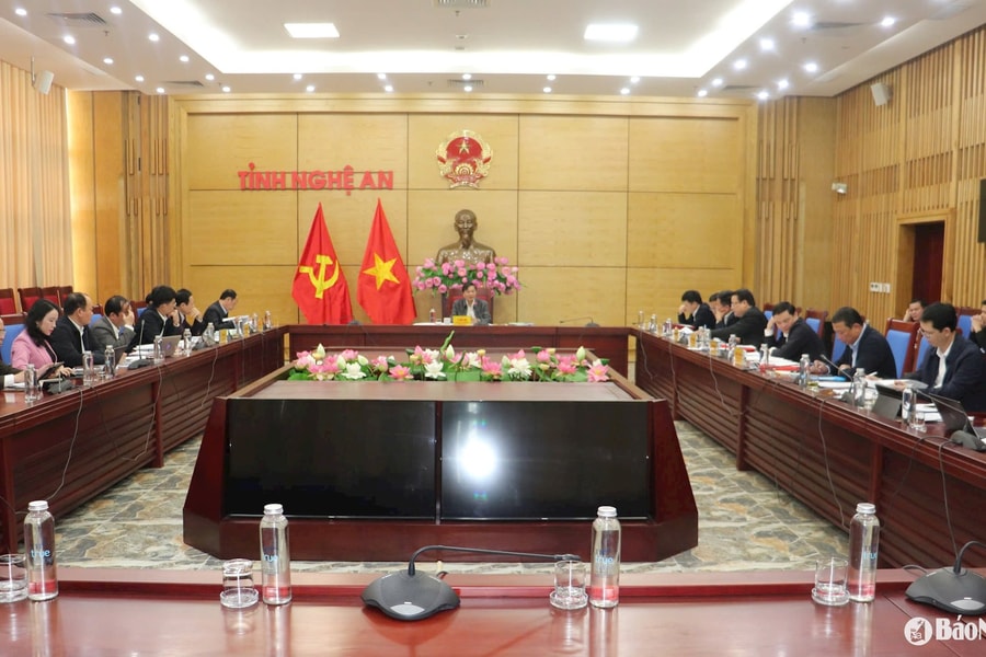 Hội nghị Ban Thường vụ Đảng uỷ UBND tỉnh Nghệ An cho ý kiến nhiều nội dung quan trọng