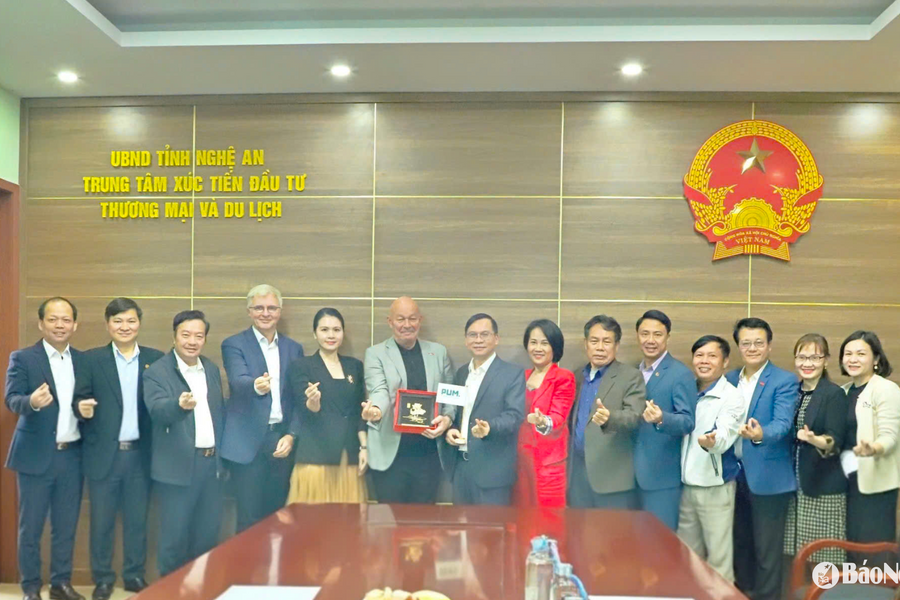 Thúc đẩy hợp tác giữa Nghệ An và tổ chức PUM (Hà Lan)