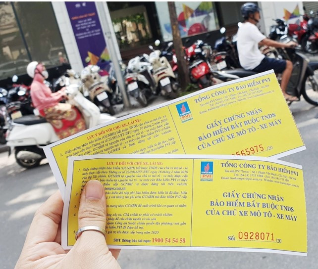 Mức phạt đối với hành vi không có bảo hiểm xe máy bắt buộc