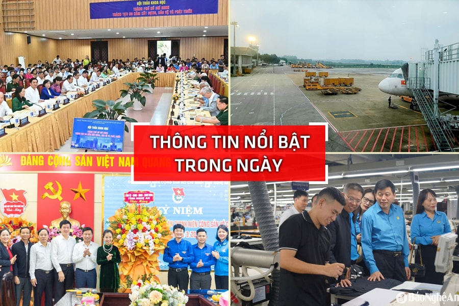 Nghệ An: Thông tin nổi bật ngày 25/3