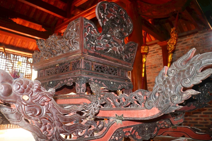 Tinh xảo, độc đáo chiếc kiệu bát cống hàng trăm năm tuổi ở Nghệ An