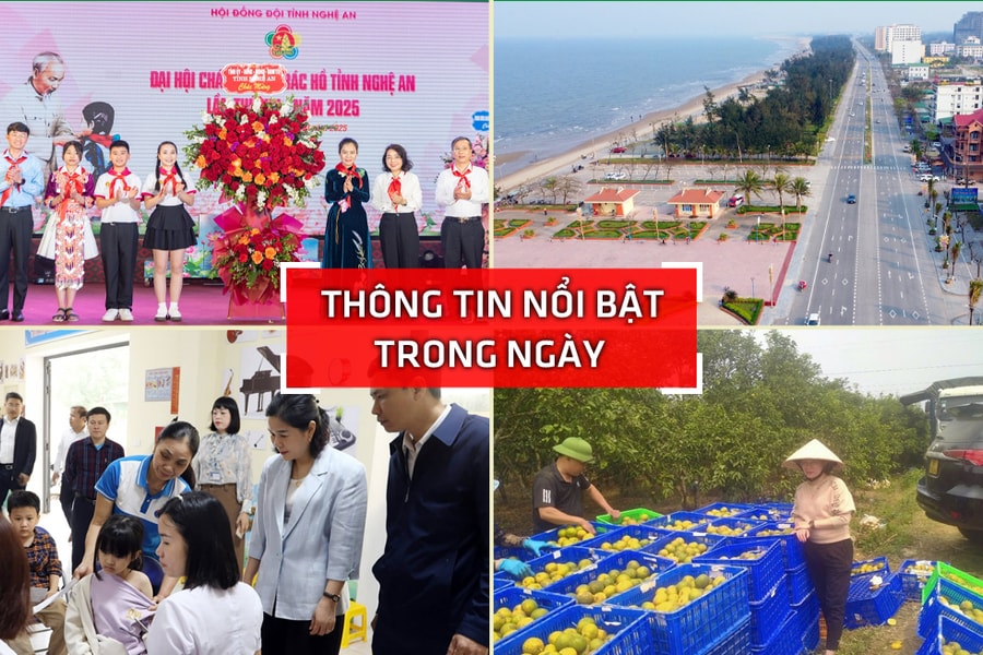 Nghệ An: Thông tin nổi bật ngày 26/3