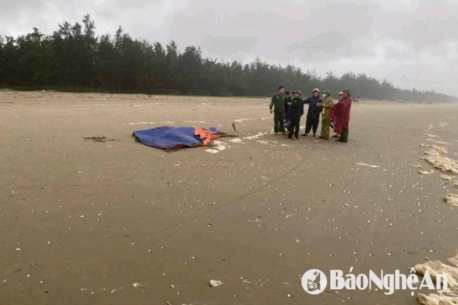 Tìm thấy thi thể nghi là ngư dân vụ chìm tàu cá trên đường vào lạch 11 ngày trước