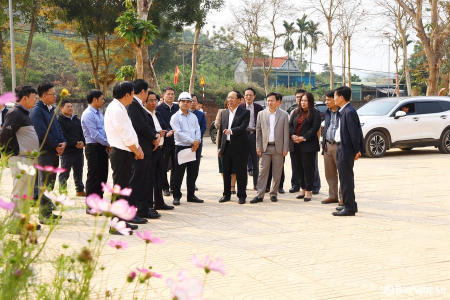 Phó Chủ tịch Thường trực UBND tỉnh Bùi Thanh An làm việc tại huyện Quế Phong về công tác sắp xếp đơn vị hành chính