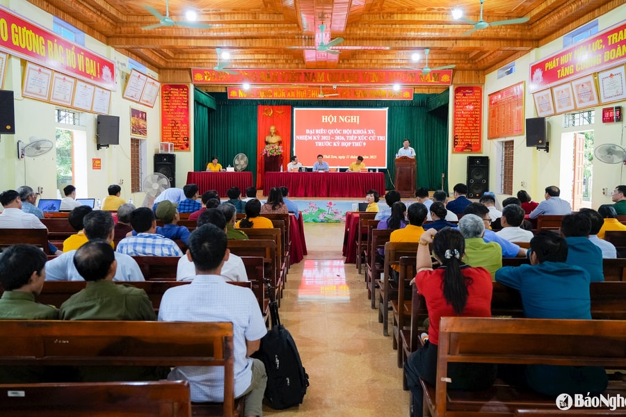 Cử tri huyện Đô Lương kiến nghị nhiều nội dung với đại biểu Quốc hội đoàn Nghệ An