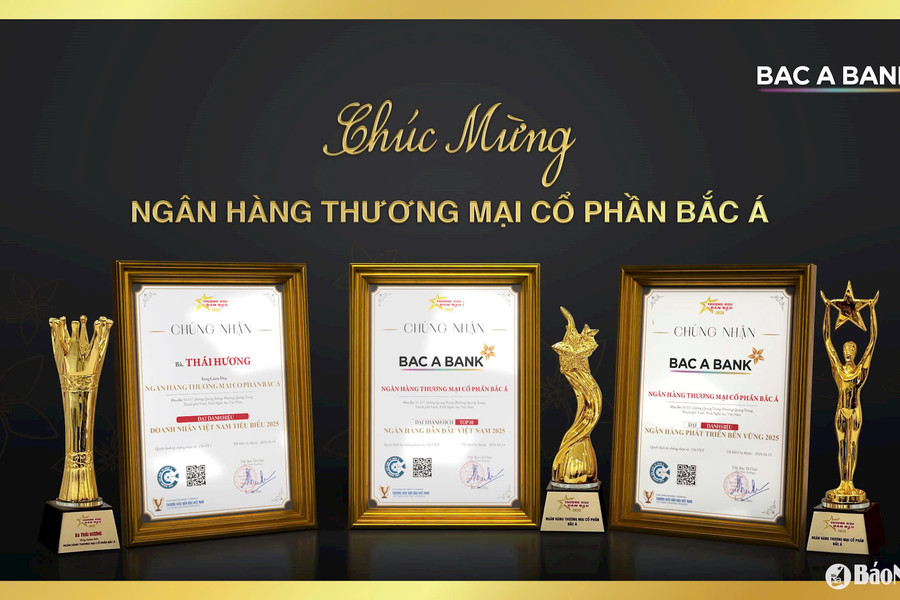 BAC A BANK ghi dấu ấn tại ‘Thương hiệu dẫn đầu Việt Nam’