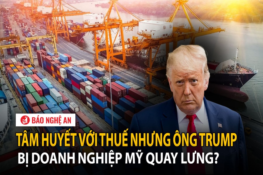 Tâm huyết với thuế nhưng ông Trump bị doanh nghiệp Mỹ quay lưng?