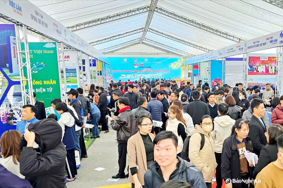 Nghệ An tổ chức ‘Ngày hội việc làm đợt 2, năm 2025’ trong tháng 4