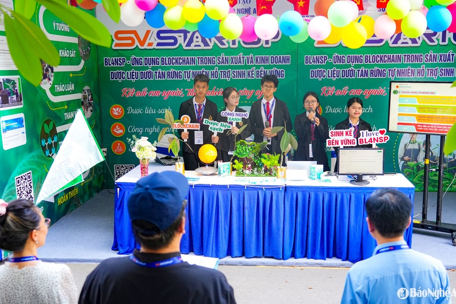 Nghệ An giành 2 giải Nhì, 5 giải Ba tại Vòng chung kết Cuộc thi 'Học sinh, sinh viên với ý tưởng khởi nghiệp'