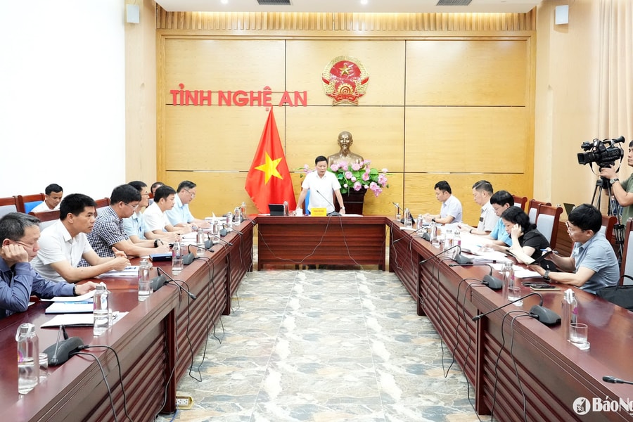 UBND tỉnh Nghệ An họp giải quyết vướng mắc một số dự án giao thông trọng điểm trên địa bàn