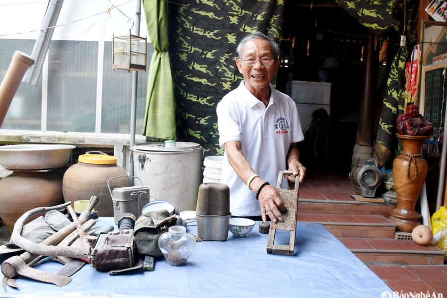 'Bộ sưu tập' kỷ vật chiến trường của cựu binh xứ Lường