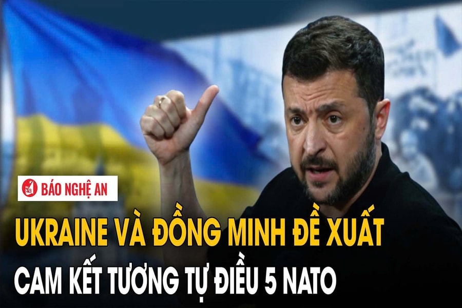 Ukraine và đồng minh đề xuất cam kết tương tự Điều 5 NATO