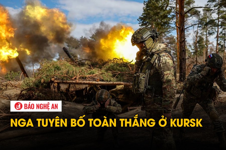 Nga tuyên bố toàn thắng ở Kursk