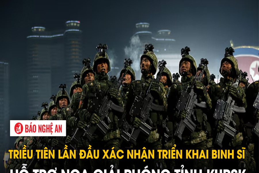 Triều Tiên lần đầu xác nhận triển khai binh sĩ hỗ trợ Nga giải phóng tỉnh Kursk