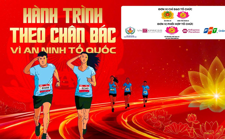 Chi tiết kế hoạch cấm đường ở TP Vinh phục vụ giải chạy 'Hành trình theo chân Bác – Vì an ninh Tổ quốc'