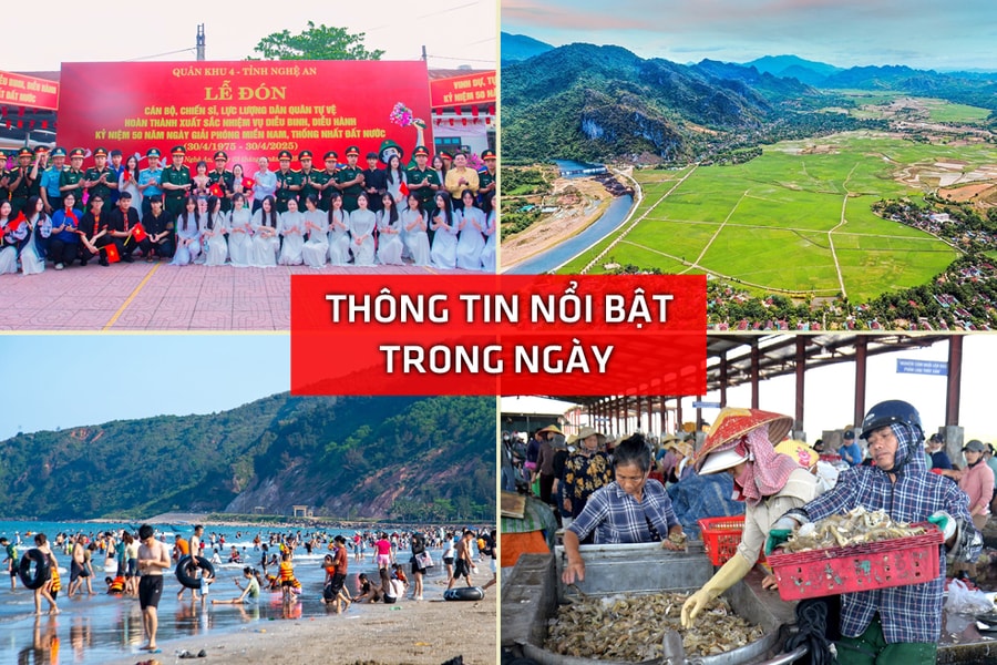 Nghệ An: Thông tin nổi bật ngày 3/5