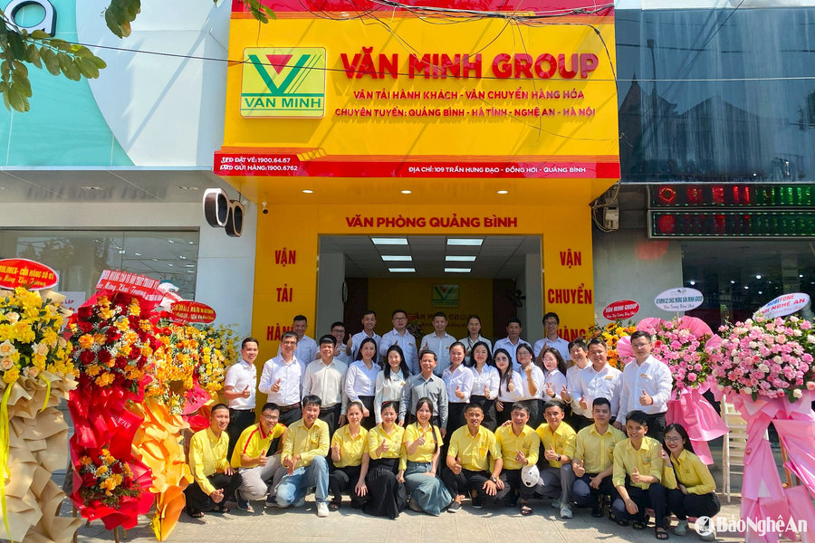 Công ty Văn Minh khai trương tuyến mới Quảng Bình - Hà Nội