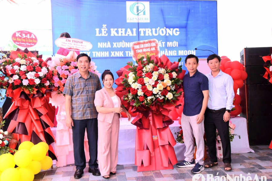 Khai trương xưởng chế biến nông sản chuẩn OCOP ở Đô Lương