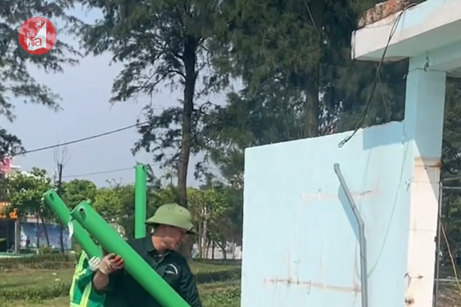 Lắp thêm điểm tắm nước ngọt, phòng thay đồ tại biển Cửa Lò