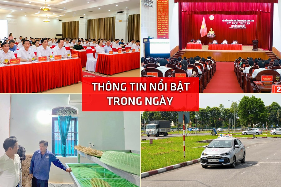 Nghệ An: Thông tin nổi bật ngày 8/5