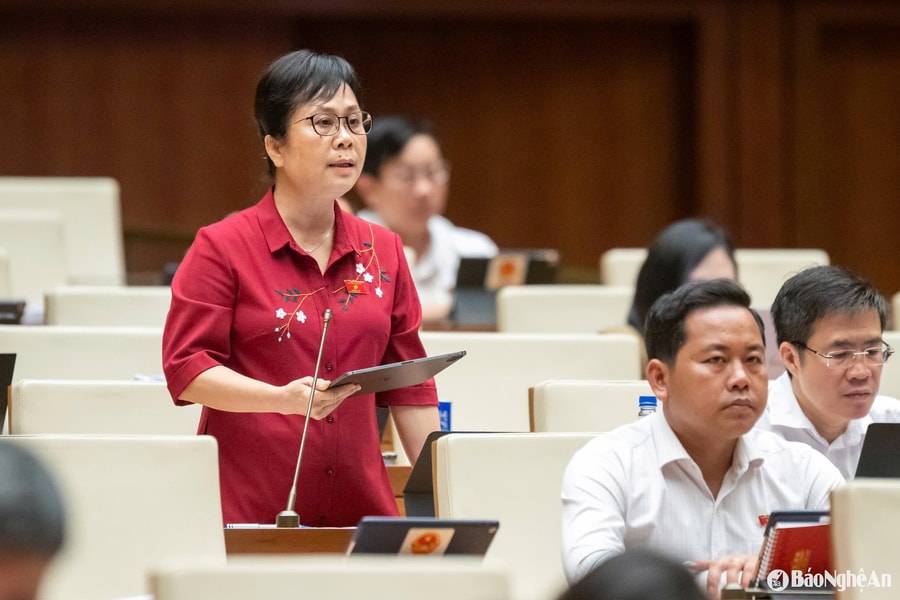 Đại biểu Quốc hội đoàn Nghệ An thảo luận về dự thảo Luật Công nghiệp công nghệ số