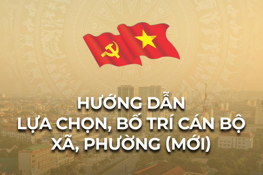 Infographic: Hướng dẫn lựa chọn, bố trí cán bộ xã, phường (mới)