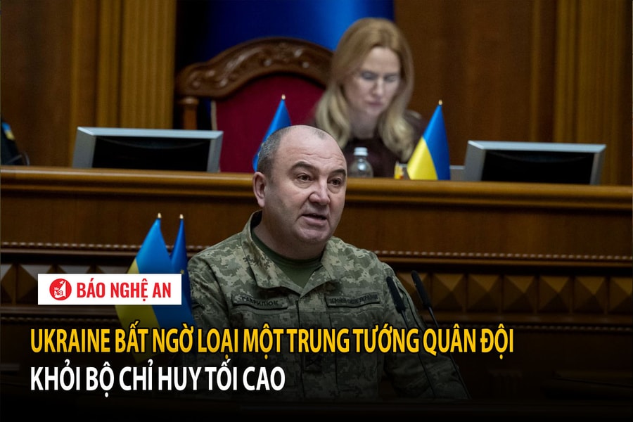 Ukraine bất ngờ loại một Trung tướng quân đội khỏi Bộ Chỉ huy Tối cao