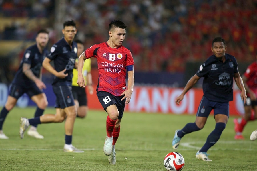 Công an Hà Nội để Buriram cầm hòa tiếc nuối trên sân Hàng Đẫy