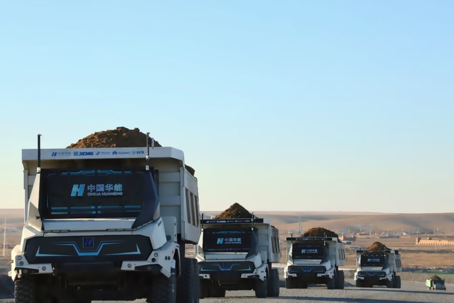 Trung Quốc chính thức vận hành đội xe tải tự lái lớn nhất thế giới
