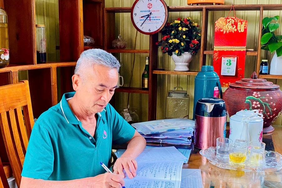 Tổ trưởng tổ vay vốn nhiệt huyết vì cộng đồng