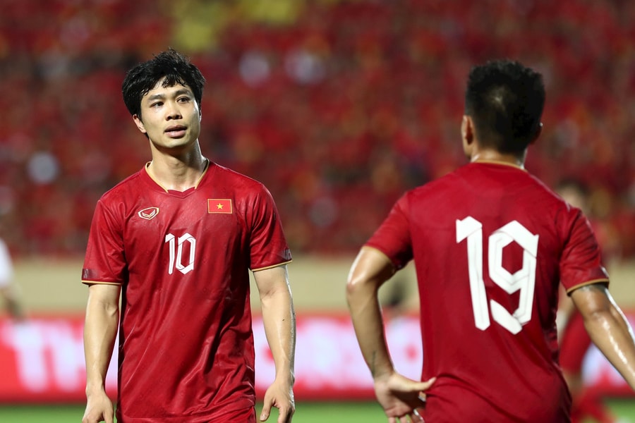 Tiền đạo Nguyễn Công Phượng trở lại đội tuyển Việt Nam sau gần hai năm vắng bóng