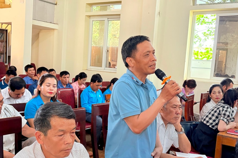 Đại biểu HĐND tỉnh Nghệ An tiếp xúc cử tri tại Nghĩa Đàn