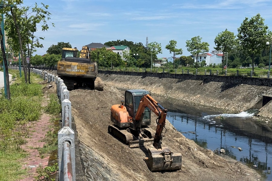 Thành phố Vinh chi 15 tỷ đồng nâng cấp hệ thống thoát nước thải