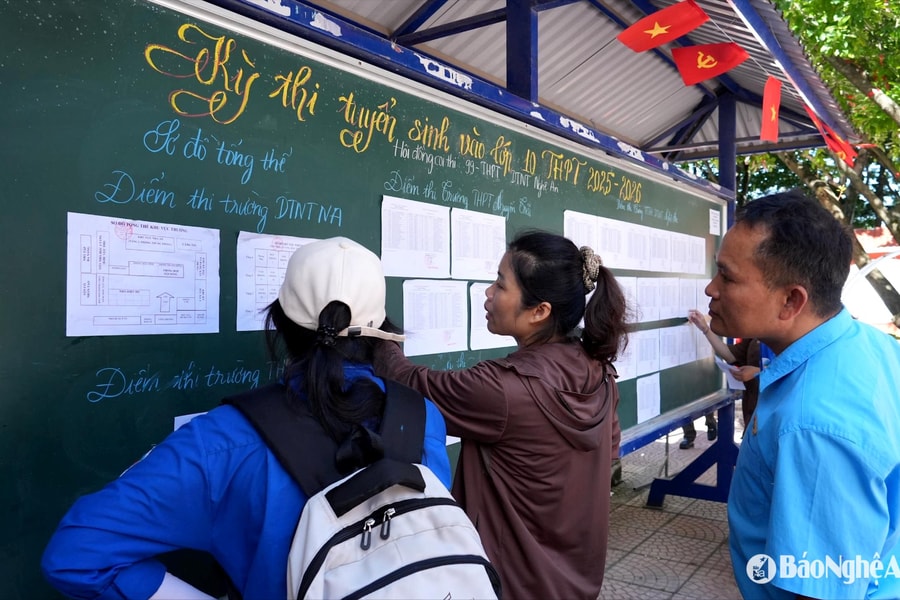 Sáng nay (3/6) hơn 39.000 thí sinh Nghệ An chính thức bước vào Kỳ thi tuyển sinh vào lớp 10