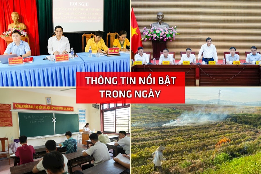 Nghệ An: Thông tin nổi bật ngày 3/6