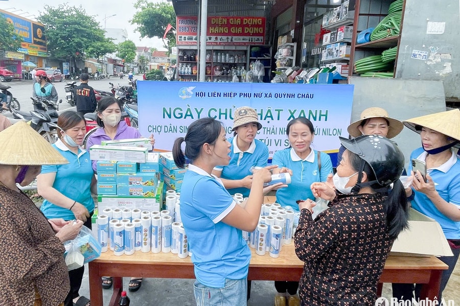 Thay đổi hành vi, lan tỏa lối sống xanh ở Nghệ An